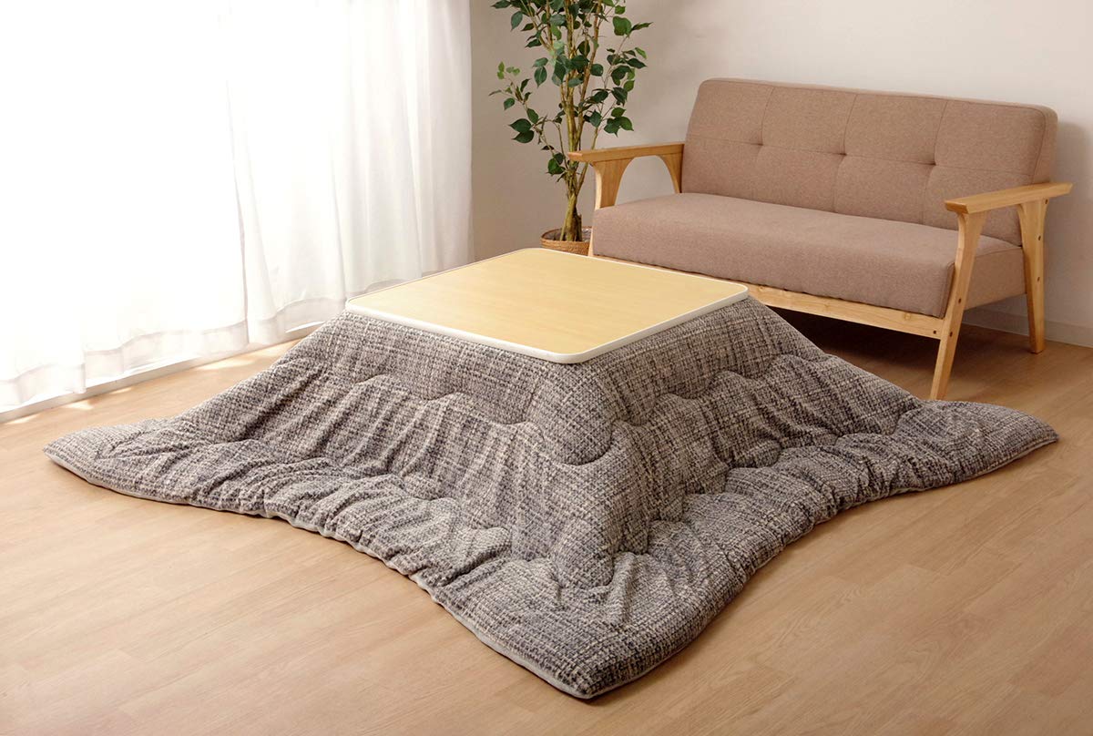 

IKEHIKO Котацу Одеяло, Квадратное, Тетрадь, Серое, Прибл.. 190 x 190 см #6837209