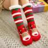 Christmas Fuzzy Socks Womens Winter Thermal Warm Floor Sock Soft Female Home Indoor Gifts Non Slip Grip Slipper Sock Fluffy