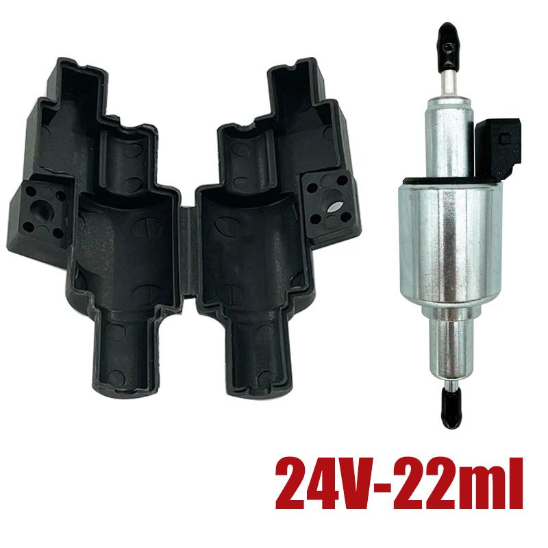 12V 24V 2-5KW Air Diesel Heater Oil Fuel Pump + Cover For Webasto Eberspacher Parking Heater Pulse Meter Pump 16/22/28/32ML