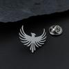 New Charm Chinese Style Phoenix Bird Men's Brooch Cufflinks Suit Dress Accessories Personalized Versatile Clothing