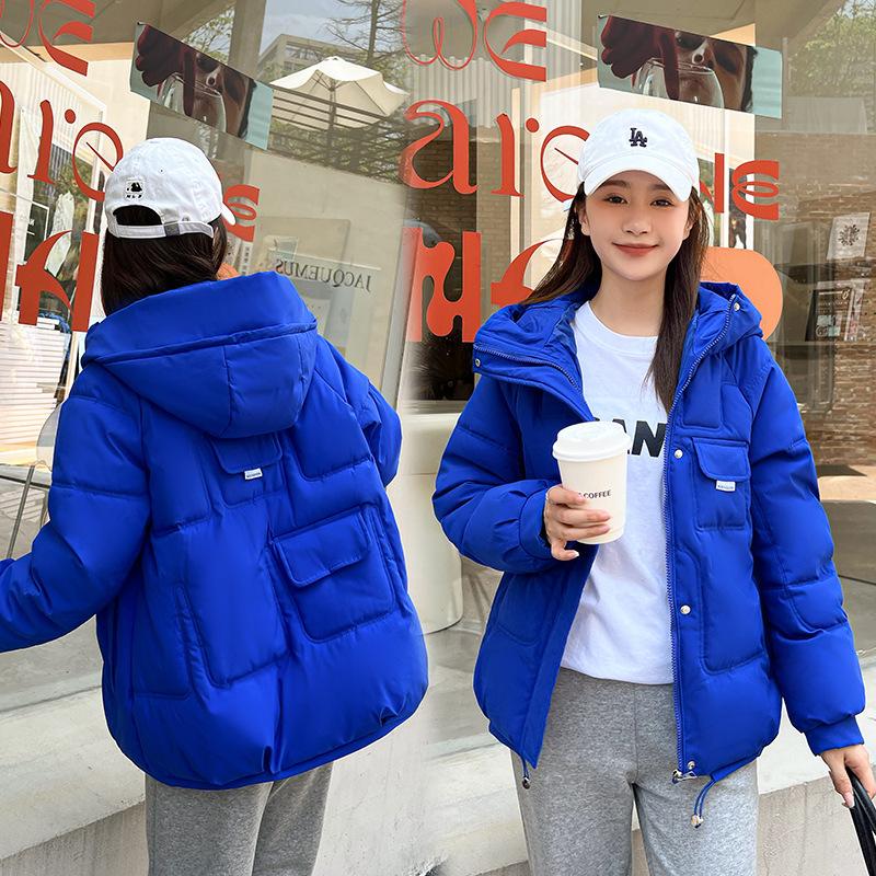 Hooded small  clothes women's new design sense niche coat winter down  jacket student  clothes