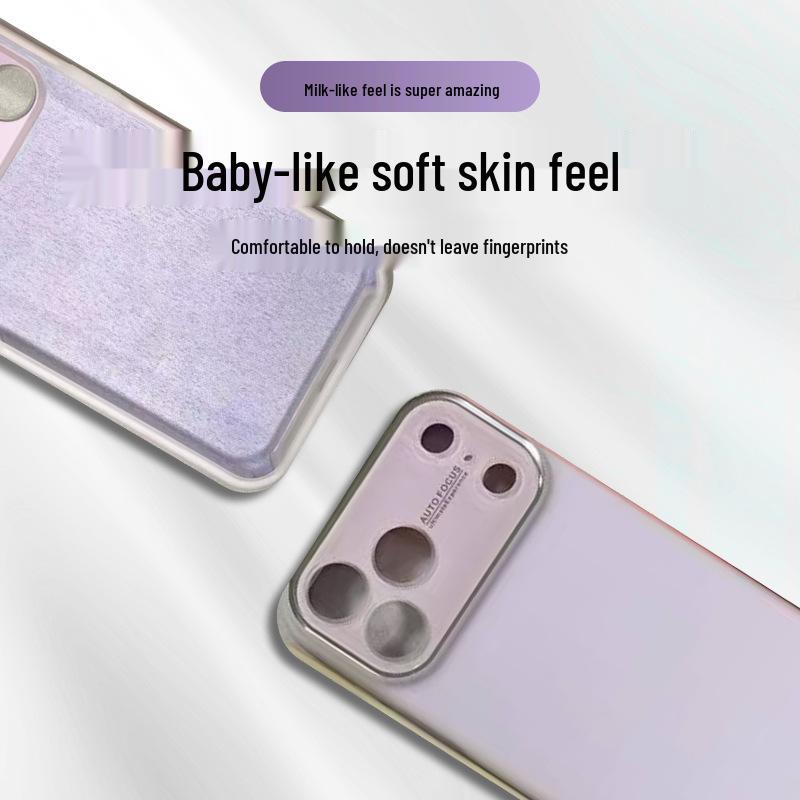 

iPhone 17 Pro Max Drop-Proof Liquid Silicone Lens Protection Case Pro