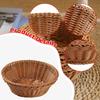 Woven Storage Basket,Fruit Vegetables Basket Imitation Rattan,Handwoven for Dining Table