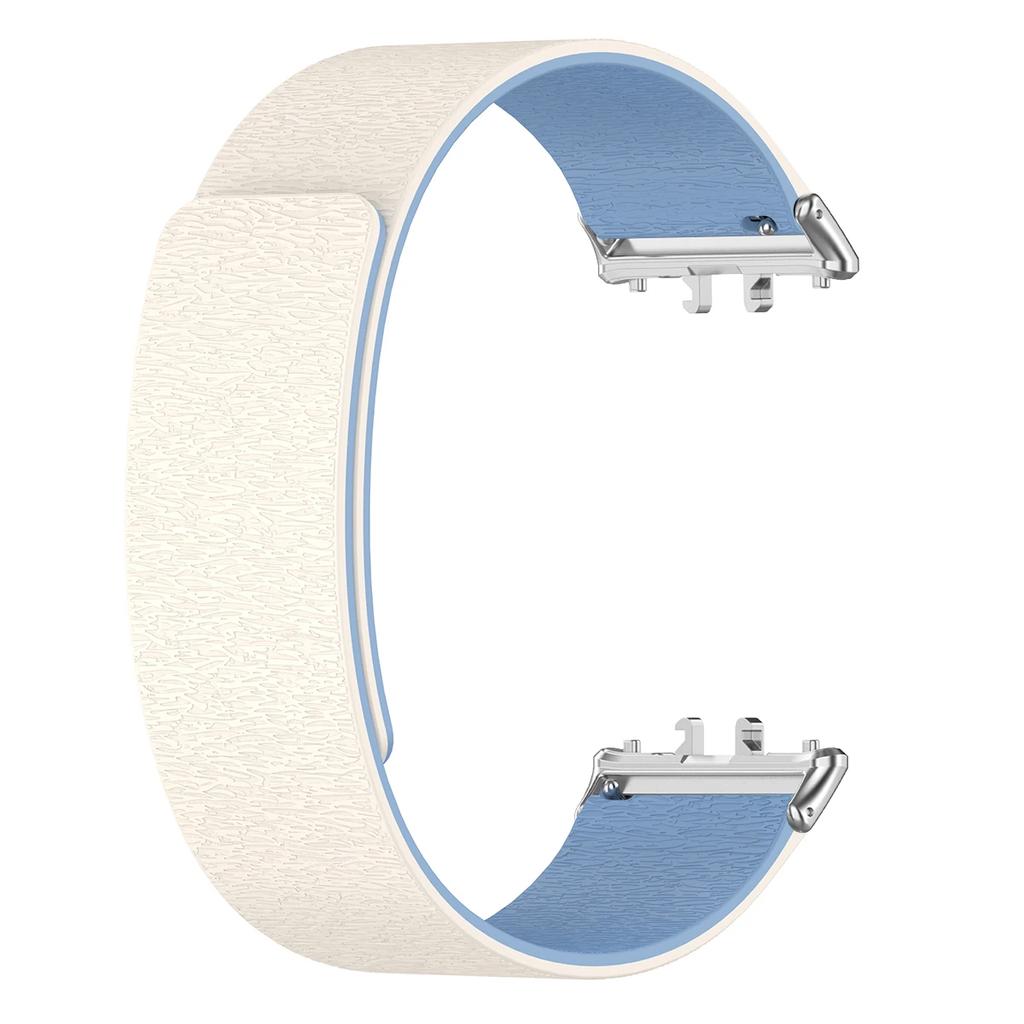 Magnetic Silicone Band For Samsung Galaxy Watch Fit 3 Two Tone Sport Strap For Galaxy Watch Fit 3 Smartwatch Elastic Bracelet