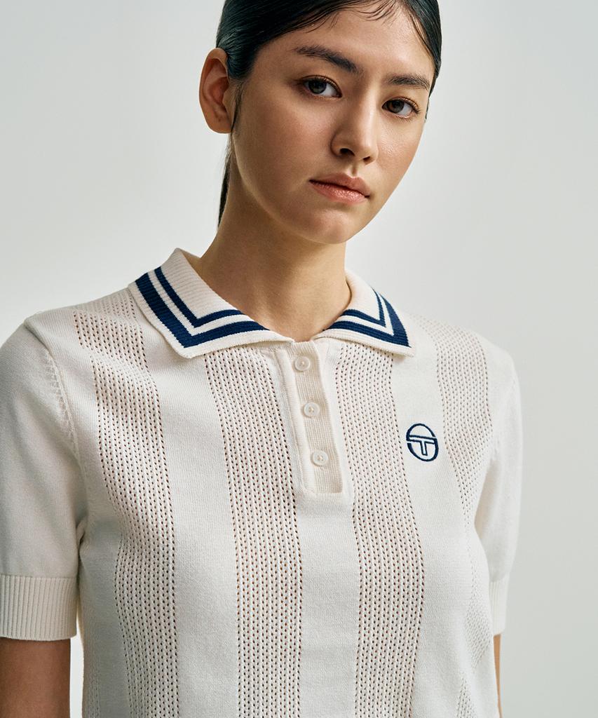 SERGIO TACCHINI W Daily Short Sleeve Polo Sweater