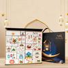 Ramadan Moon Countdown Advent Calendar Boxes Eid Al Fitr Countdown Calendar Gift Box 30 Days DIY Eid Ramadan Mubarak Box