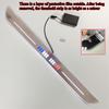 2Pcs 550*45Mm Car Led Flowing Front Pedal Light Sill Pathway Welcome Scuff Light