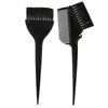 Hair Colo  Brush Hair Tint Salon Mixing Bowl Anti‑Slip Hair Dyeing Styling Tool(Black )