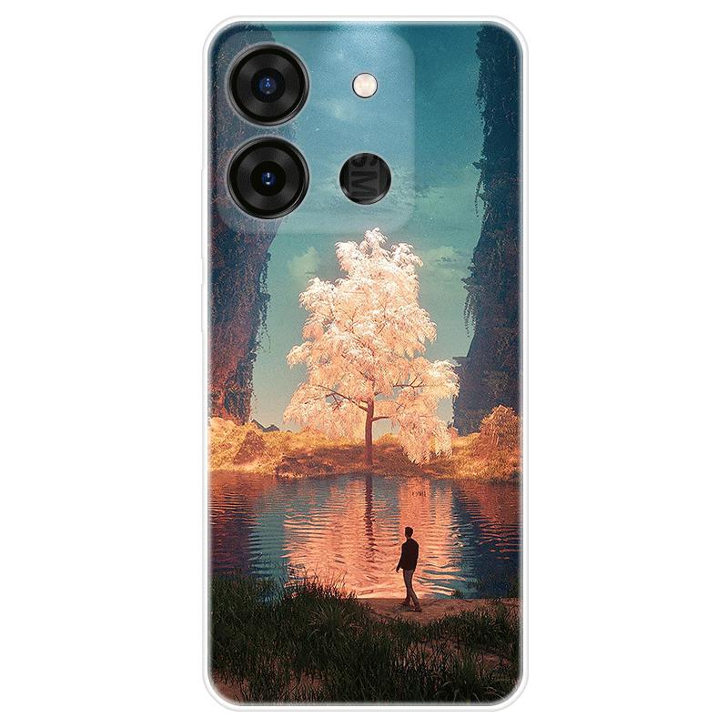 For Infinix Smart 7 Plus HD X6516 Case Soft Silicone Back Cover Cartoon Phone Case Fashion