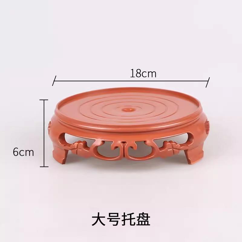 Plastic Imitation Tray for Flower Pots, Round and Square Flower Pots, Flower Holder Base, Water Tray, Multiple Colors
