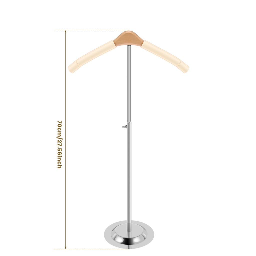 Adjustable T Shirt Display for Kid Adult Flexible Shirt Rack Shoulder Portable Hanging Metal Clothes Display Stand Hanger Rack