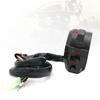 2X 7/8" Motorcycle Handlebar Control Switch High/Low Beam Light Horn Switch Part