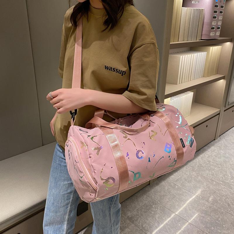 New Large-capacity Leisure Sports Fitness Bag Dry and Wet Separation Storage Bag Simple and Fashionable Portable Shoulder Messenger Bag