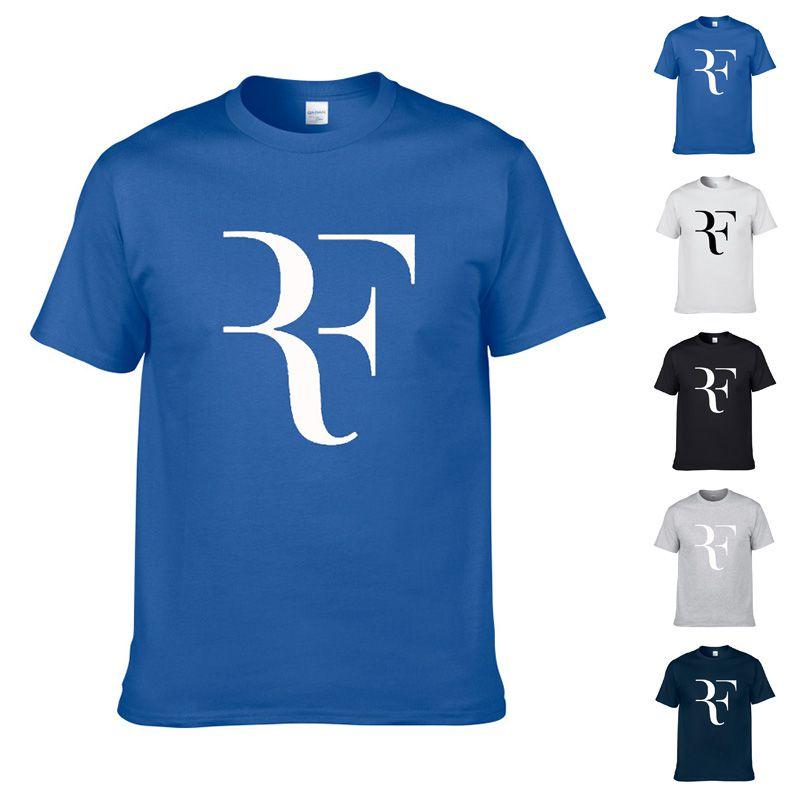 Roger Federer T-shirt Men Fashion Shirt Cotton Summer Classic Printed Tee Tops