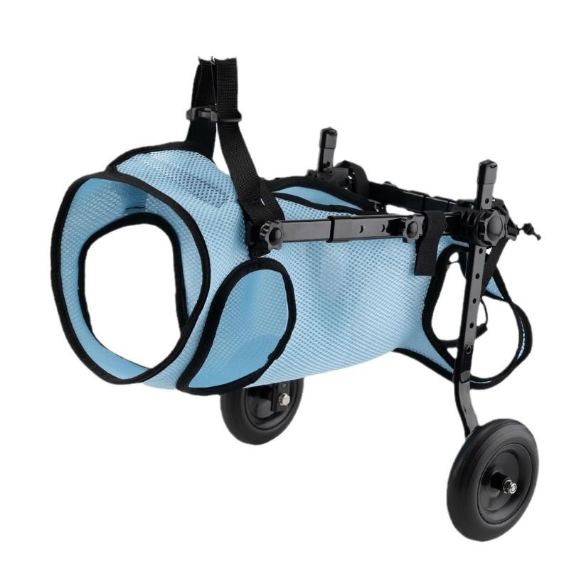 

Pet Dog Wheelchair Car Dog Rehabilitation Walking Assist Cart Trainings Leg Pet Dog Scooter Lightweight Assistant Leg Trainings XS 0.5-3kg синий
