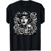 European Sizes Mexican Street Culture Lowrider Beautiful Latina  T-Shirt Same Style for Men and 2025 Summer Short-sleeved Printed T-shirt, Casual Wear