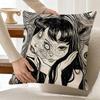 Manga Beautiful Ttomie Kkawakami Customizable Square Cushion Cover Double Sided Print Pillow Case