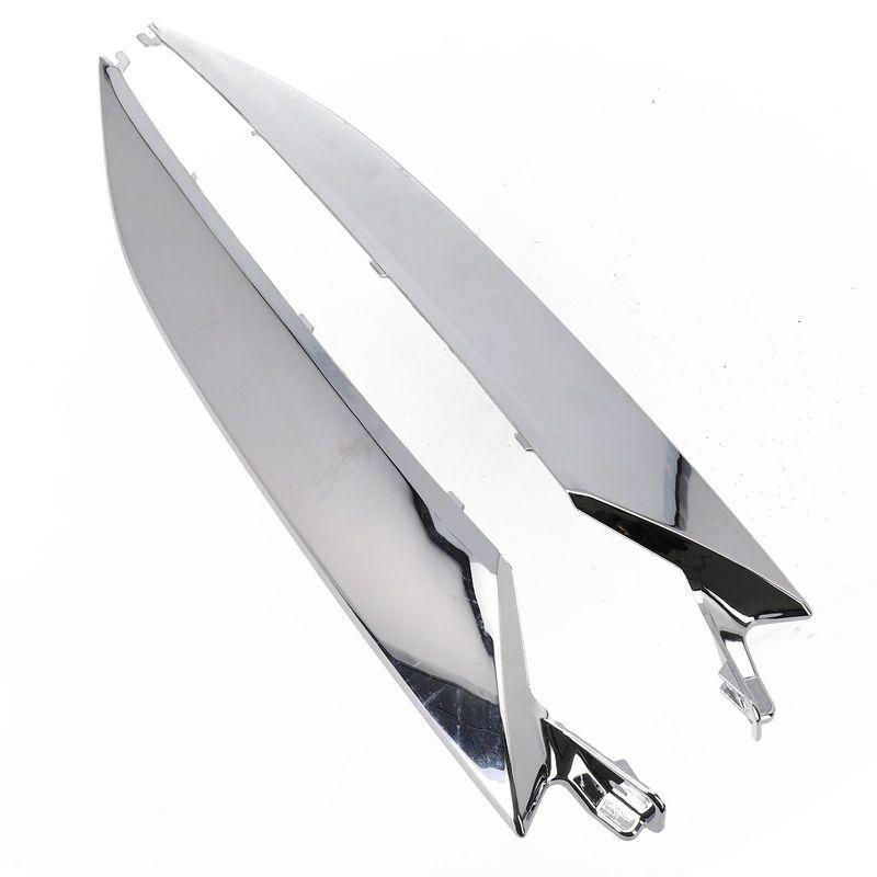 2pcs Car Headlight Trim Modings Console Cup Holder Front Headlight Trim Strips 71163-T7A-J01 71168-T7A-J51 ABS For HRV -