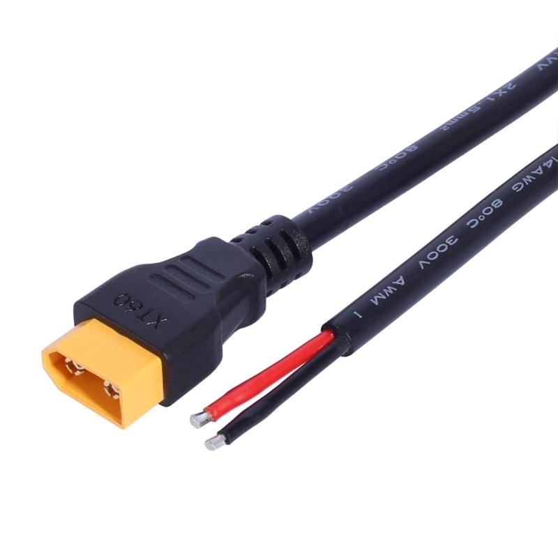 XT60H Male To 2Pin Connectors Pigtail Cable 14AWG Silicone Wire for RCs Car Boats Battery and FPV Drones