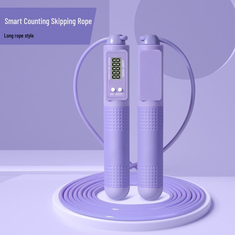 Weighted Cordless Jump Rope with Counting for Professional Aerobic Exercise & Fat Burning