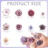 20Pcs 4cm Rose Artificial Flowers Heads Silk Fake Flower for Wedding Decoration Wreath Party Home Decor DIY Craft Gifts Ornament