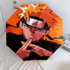 Naruto Uzumaki Muster, automatischer Klappschirm, tragbares und faltbares Design, 8 Schirmstäbe, ein Weihnachts- oder Geburtstagsgeschenk.