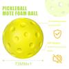 Silent Pickleball Balls Quiet Foam Pickleballs Practice Balls With Exact Real Ball Bounce Soft Pu Pickleball Ball For Indoor Use