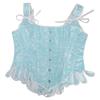 Push Up Corset Vest Top Women Body Shaper Tops Jacquard Bustier Waist Cincher Shapewear Top for Girls