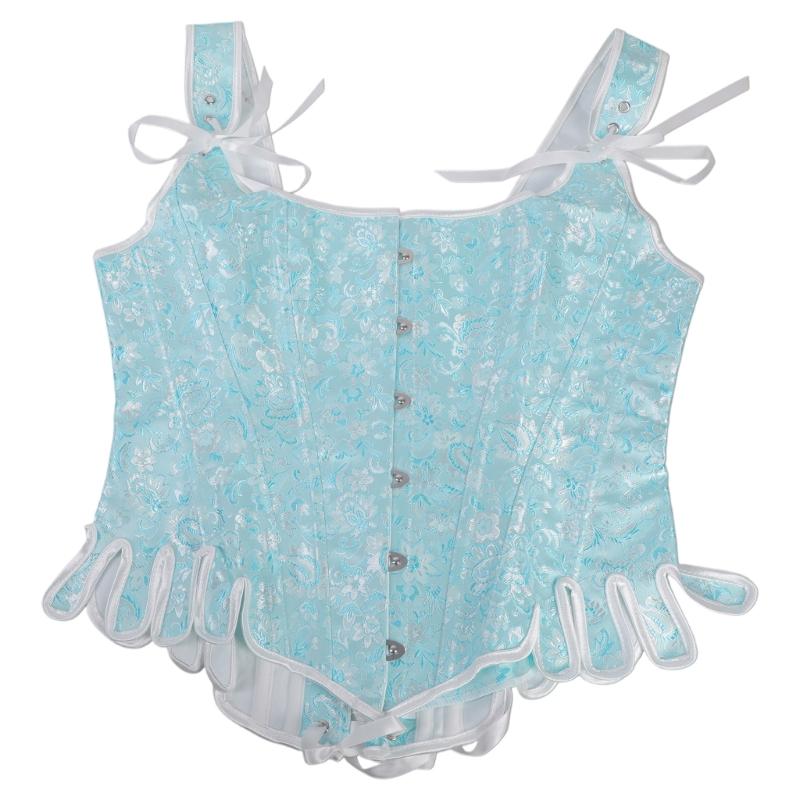 Push Up Corset Vest Top Women Body Shaper Tops Jacquard Bustier Waist Cincher Shapewear Top for Girls
