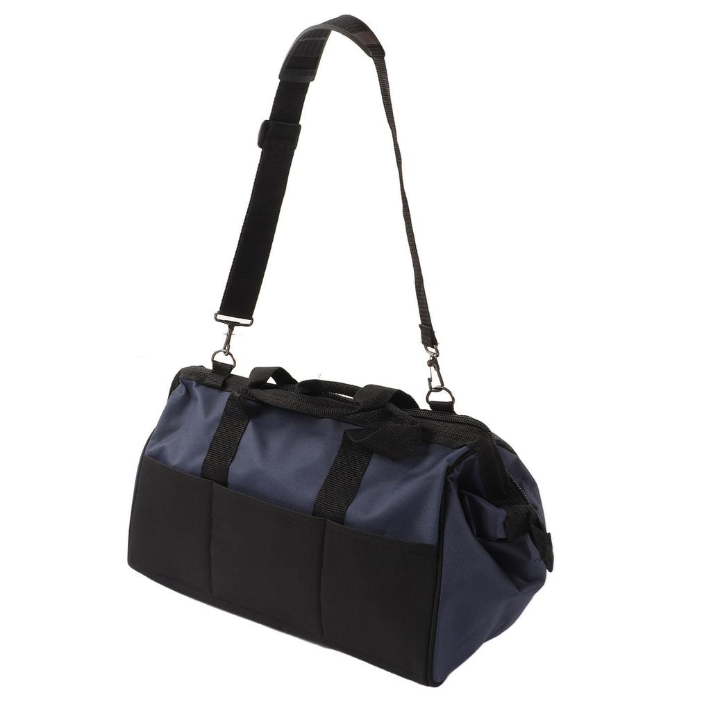 Black Lockout Tagout Bag Large Capacity Lockout Pouch Waterproof Oxford Cloth for Industrial