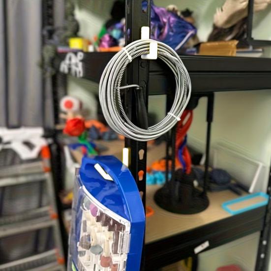 5 Pcs Garage Shelf Hook Heavy Duty Shelving Utility Hooks Workshop Organizer for Clothes Hats Garden Tools Chainsaws Cords Tools Equipment