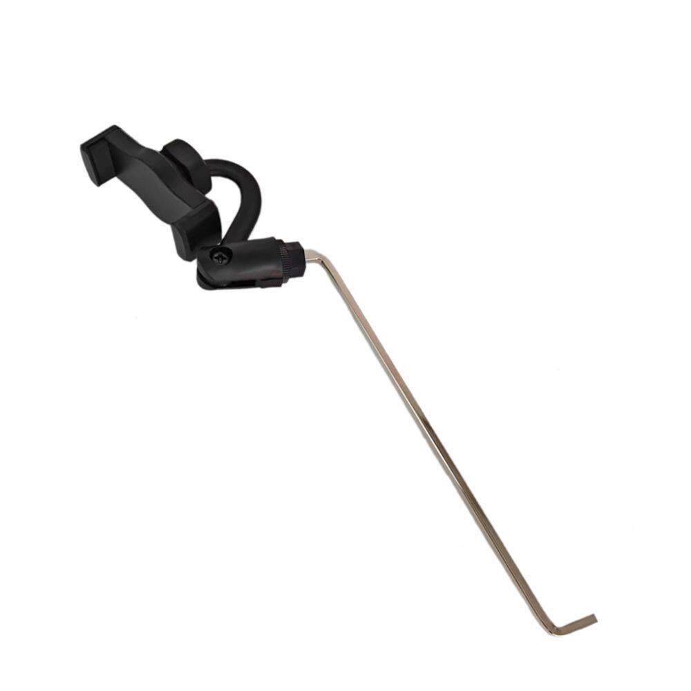 Saxophone and Phone Holder: Music Clip Stand Accessories.