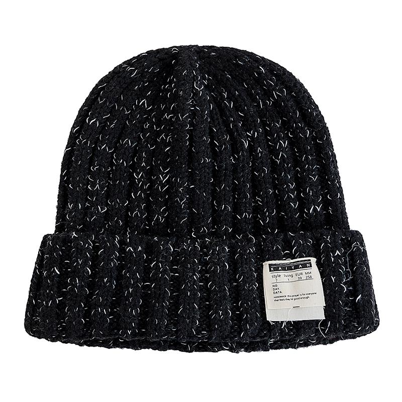 New Women Slouchy Loose Winter Hats Decoration Beanie Hats For Women Warm Beanie Streetwear Cap Hats Outdoor Winter Knitted Hat