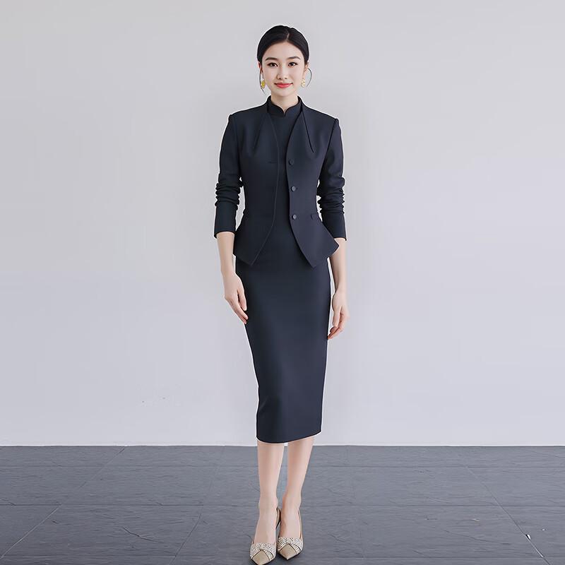 Conjunto de Vestido Traje Cheongsam Retro Estilo Chino Nuevo para Mujer Treloman