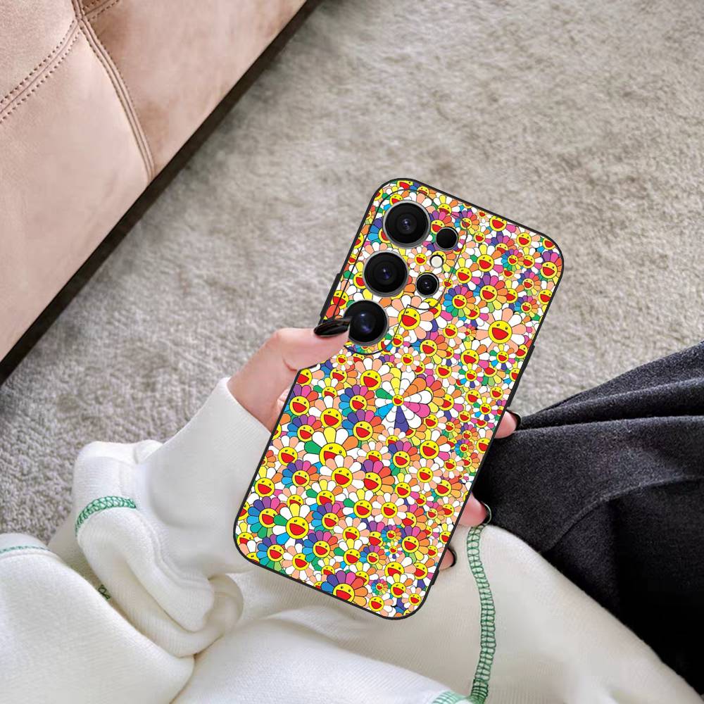 

Japanese Artisti M-murakami T-takash Phone Case For Samsung S 24 Fe 25 Ultra Plus 20 Lite 21 30 22 23 24 22 Ultra 5G Fundas Samsung S25