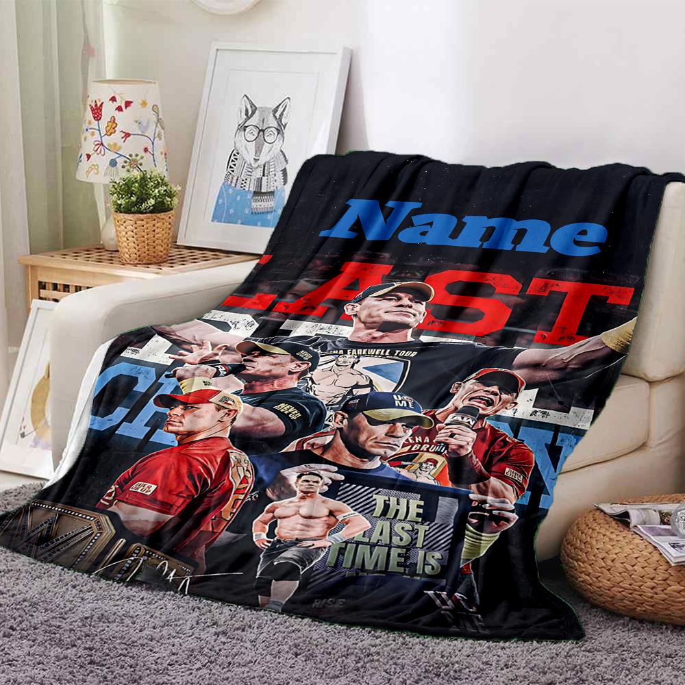 Custom Name "Last Chance Championship" Blanket for Couch & Bed, Plush Cozy Fuzzy Blanket Super Soft & Warm Blankets for Fall and Winter. 0908154