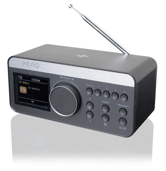 Peaq Pcr 540 Dab+ Clock Radio with Wireless Charging