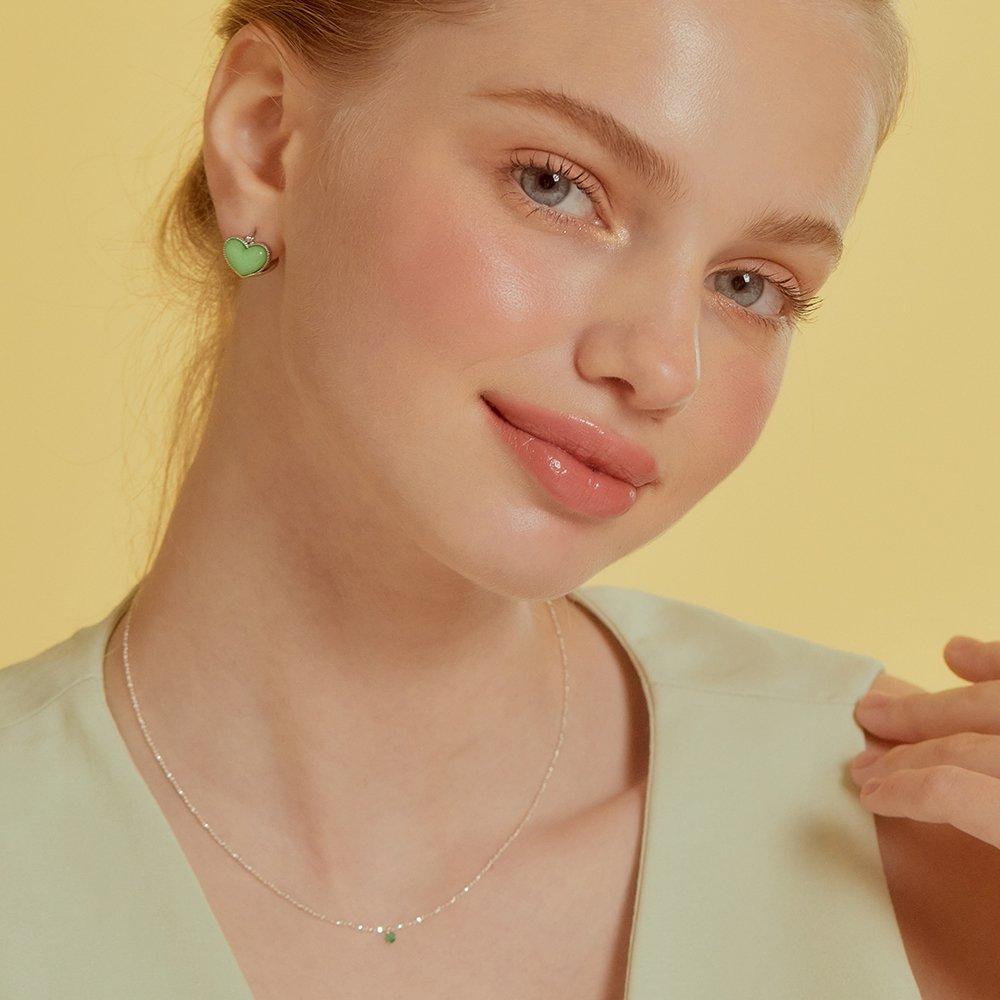 Tatiana (92,5 Silber) Kleine kubische Silberkette Nz2006