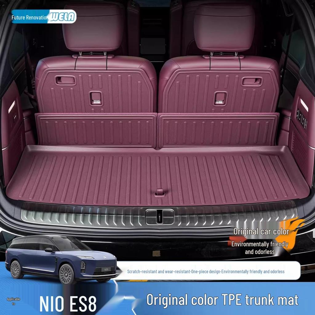 NIO ES8: TPE Trunk Mat - Waterproof, Dirt-Proof, Decorative Upgrade for 26 Models