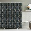 Shower Curtain Abstract Geometric Modern Art Bathroom Decor Waterproof Fabric Liner Vintage Patterned Backdrop Home Textile