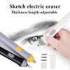 1Pcs Adjustable Drawing Eraser with Rubber Refills Pencil Eraser  School Stationery Supplies