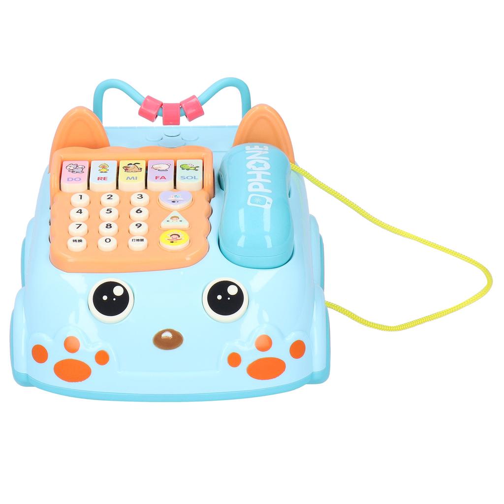 Children Telephone Toy Educational Simulation Telephone Toy with Light Music Effect