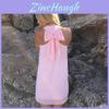 Abito sexy in chiffon con spalle scoperte, lussuoso, per vacanze estive al mare, in spiaggia, per donna