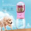 Dog Water Bottle with Food Container Travel Puppy Water Bowl Portable Leakproof Pet Dispenser for Small Medium Large Pet