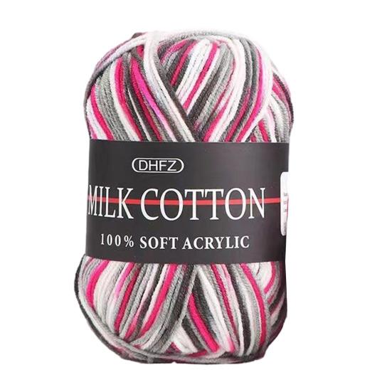 

Многоцветный моток пряжи 7,7 ярда Акриловая пряжа Красочная пряжа для рукоделия для вязания, вязания крючком, свитеров, шарфов, шапок, кукол, поделок своими руками 1pc