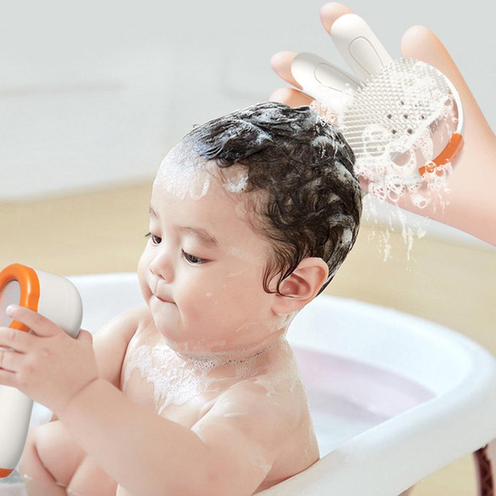Baby-Duschkopf Cartoon-Karotte Elektrische Wasserpumpe Verstellbarer Sprinkler Babywanne Wassersprühspielzeug für Kleinkinder Geschenk
