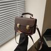 Retro Small Bag 2024 New Trendy Women's Bag Summer Casual Fashionable Simple Crossbody Handheld Box Bag