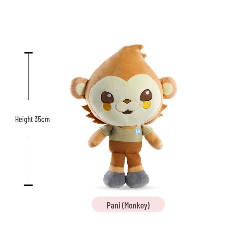 Octonauts Plush Toy Set: Captain Barnacles, Kwazii, Peso, Dr. Shellington, Professor Inkling