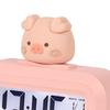 Electronic Clock Cute Cartoon LED Screen Desktop Electronic Alarm Data Time Calendar Temperature Clock
