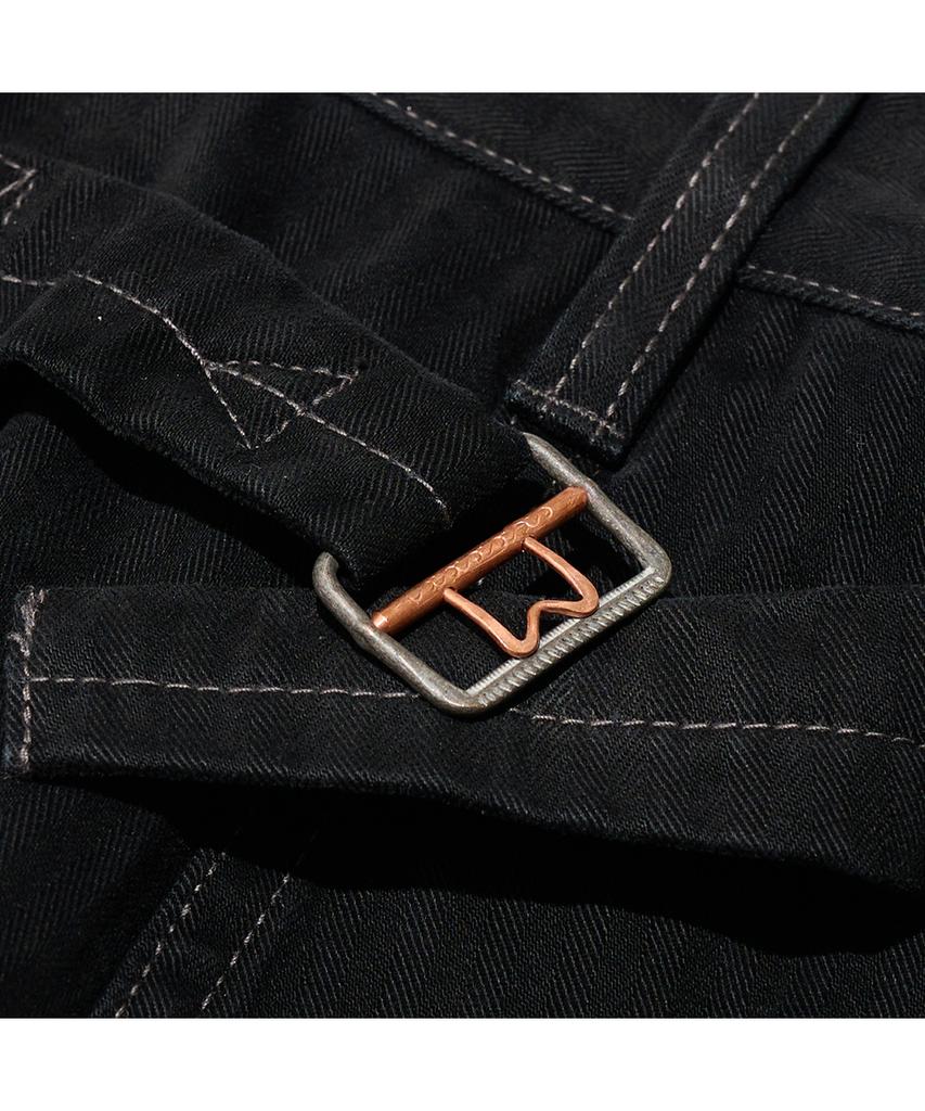Dyutelo Cinch Back Baker Pants Black
